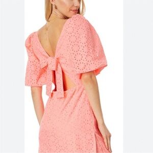 Lilly Pulitzer Pink Eyelet Jumpsuit